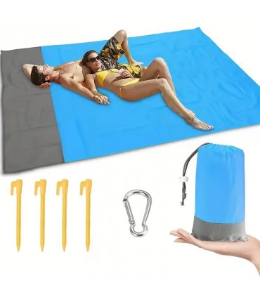 Постелка за плаж незадържаща пясък - 210x100см