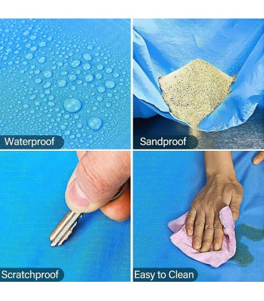 Постелка за плаж незадържаща пясък - 210x100см