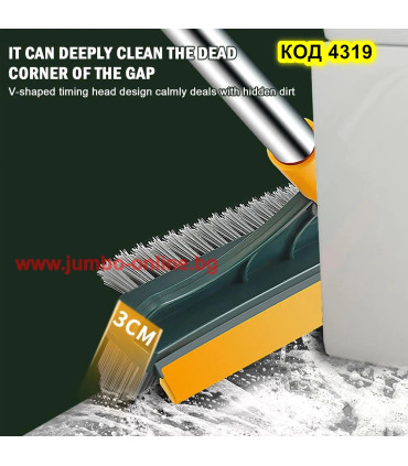 3 в 1 тройна четка за почистване на всякакви повърхности