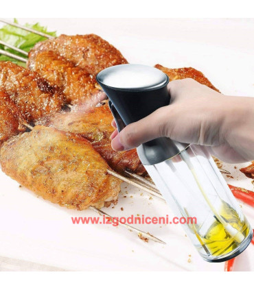 Спрей бутилка за олио и оцет 2в1 с две отделения