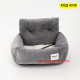 Столче за автомобил за малки кучета и легло 2 в 1