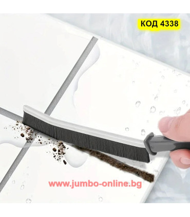 Тясна четка с твърд косъм за почистване на пролуки и труднодостъпни места