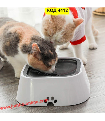 Неразливаща купа за вода за кучета и котки – Идеалната защита от разливане