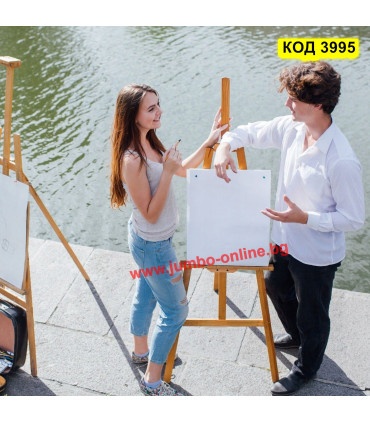 Дървен статив за картини с височина 1.7 метра