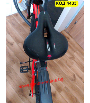 Широка седалка за велосипед, мета седалка с мемори пямна