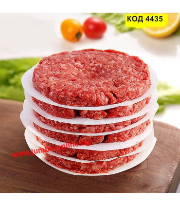 Незалепваща хартия за разделяне на бургери