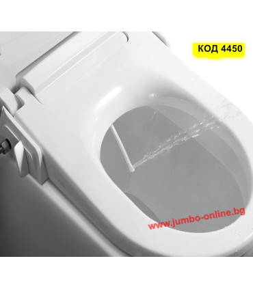 Дъска за тоалетна чиния с биде - D-образна