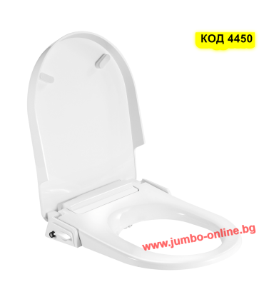 Дъска за тоалетна чиния с биде - D-образна