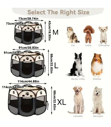 Джъмбо кошара за куче или котка