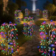 Соларна LED градинска лампа Водопад с 200LED RGB светлина