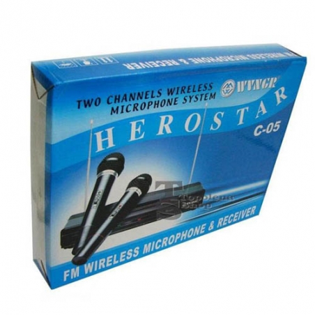 Sistema-za-karaoke-s-dva-bezzicni-mikrofona-priemnik-1077